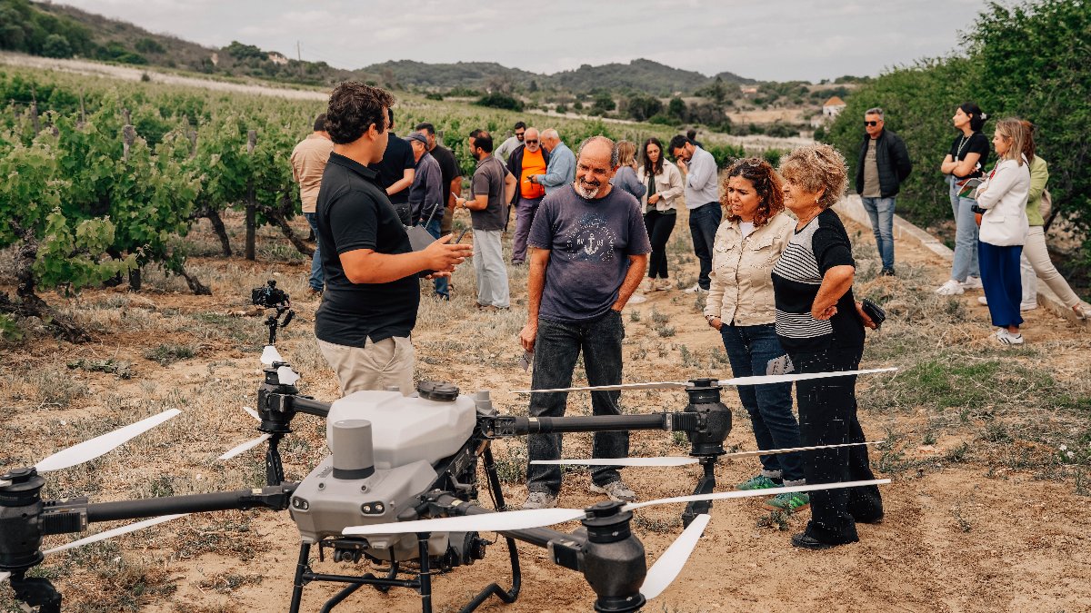 Drones, sustentabilidade e resíduo zero na vinha: Biostasia, HPDRONES e Quinta do Piloto mostram o futuro da viticultura